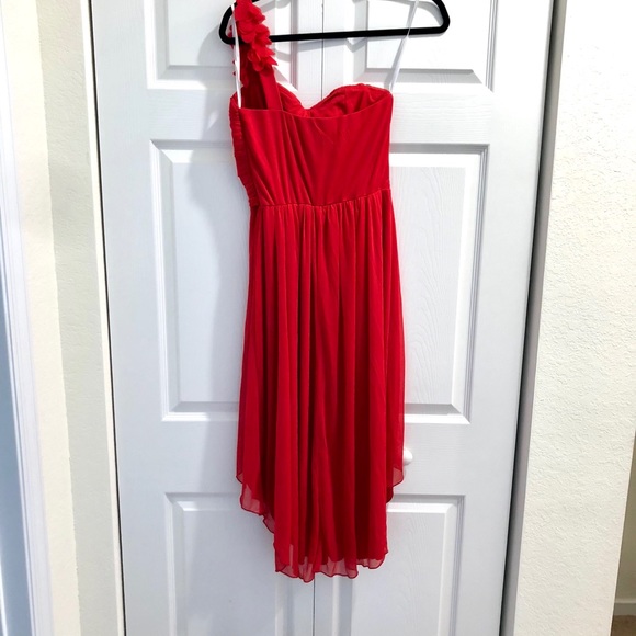 One Shoulder High-Low Dress - Picture 3 of 3